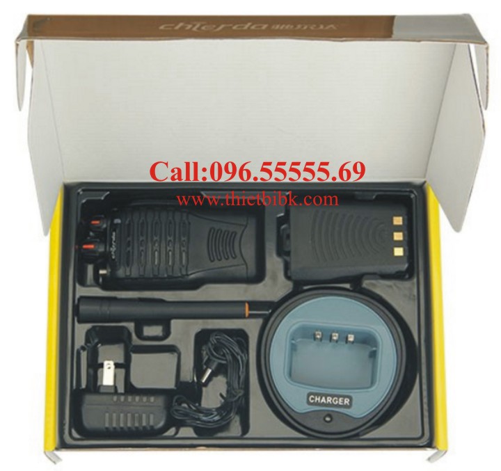 Bộ đàm Chierda CD-728 Waterproof 8Watt fullbox