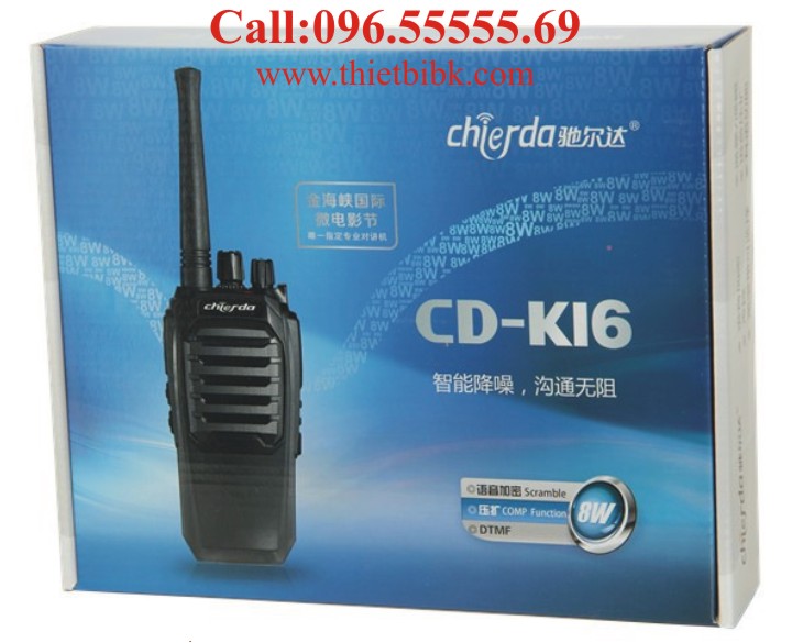 Bộ đàm Chierda CD-K16 8Watt High Power Box