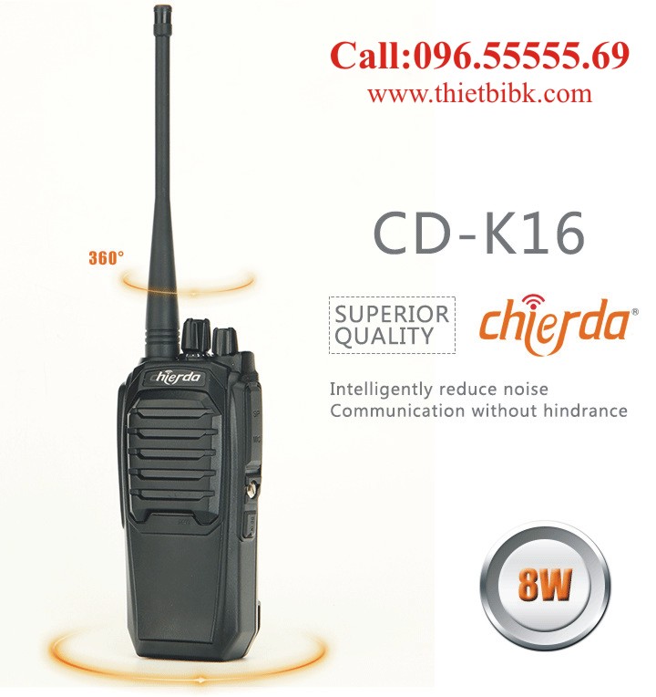 Bộ đàm Chierda CD-K16 8Watt High Power