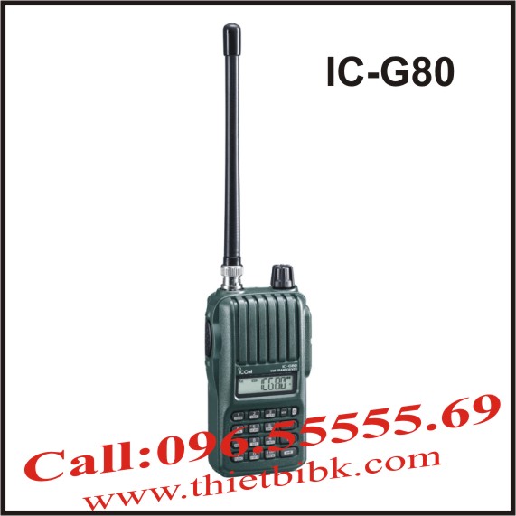 Bộ đàm iCOM IC-G80 dùng cho sân bay