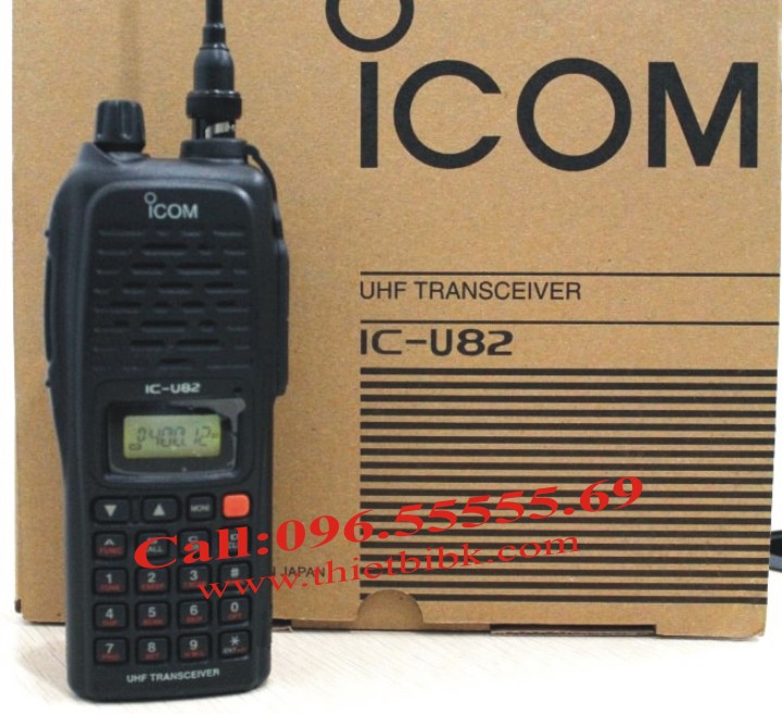 Bộ đàm iCOM IC-U82 UHF dùng cho sân bay, cảng biển