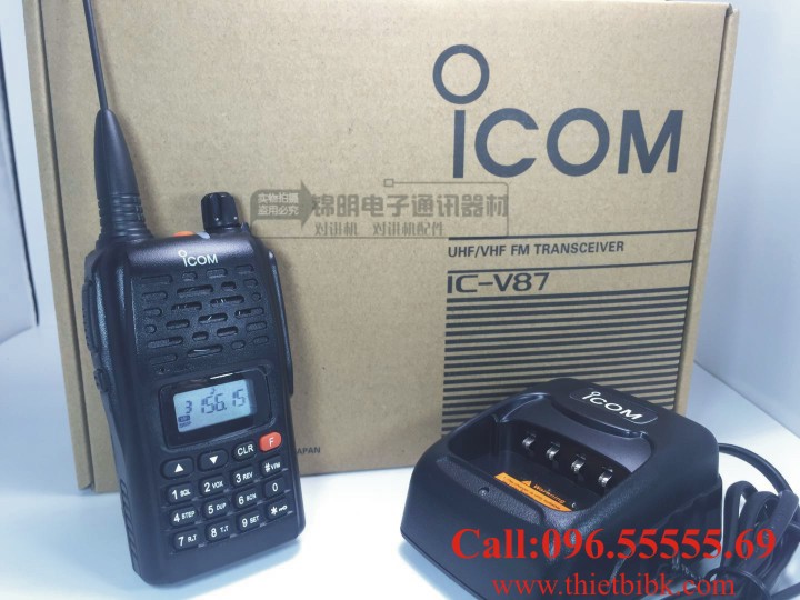 Bộ đàm iCOM IC-V87 dùng cho công ty bảo vệ