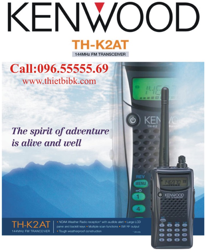 Bộ đàm Kenwood TH-K2AT VHF