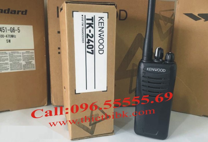 Bộ đàm Kenwood TK-2407 dùng cho công trình xây dựng