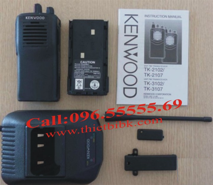 Bộ đàm KENWOOD TK-3102 dùng cho công trường xây dựng tòa nhà cao tầng