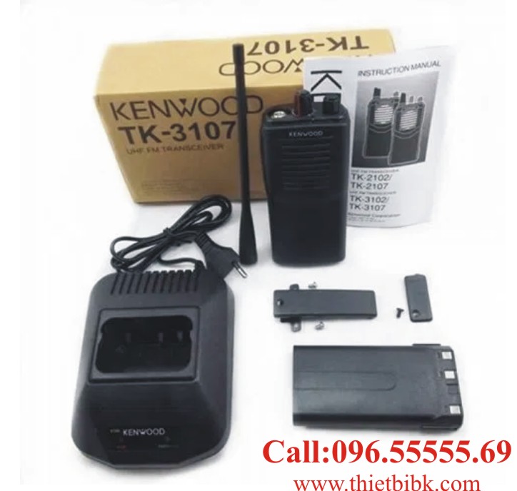 Bộ đàm KENWOOD TK-3107 dùng cho công trường