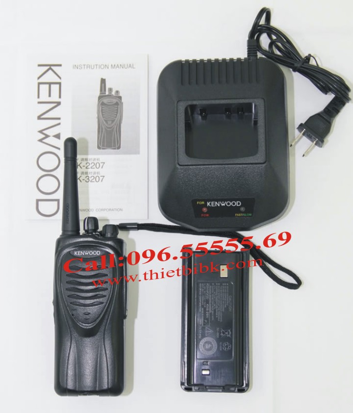 Bộ đàm KENWOOD TK-3207 UHF dùng cho công trường