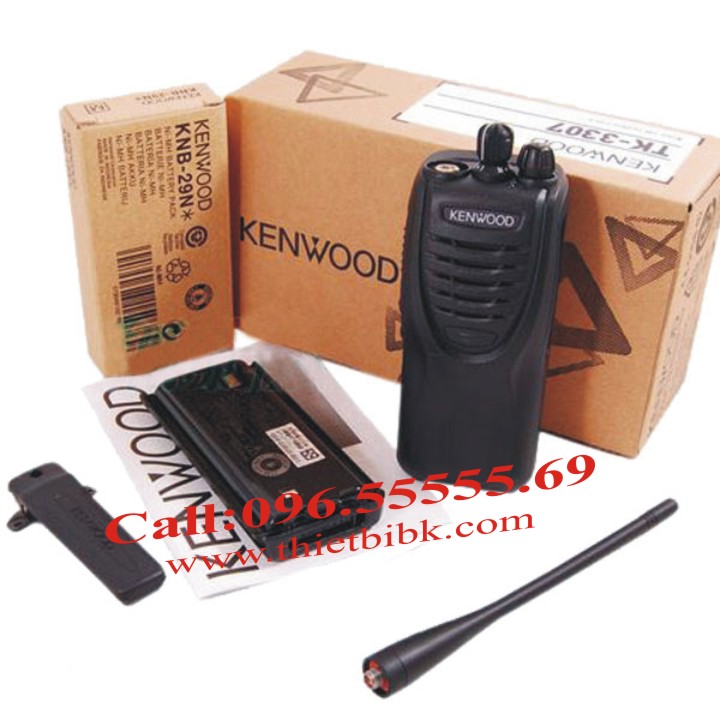 Bộ đàm KENWOOD TK-3307 dùng cho khu công nghiệp, điều hành sản xuất