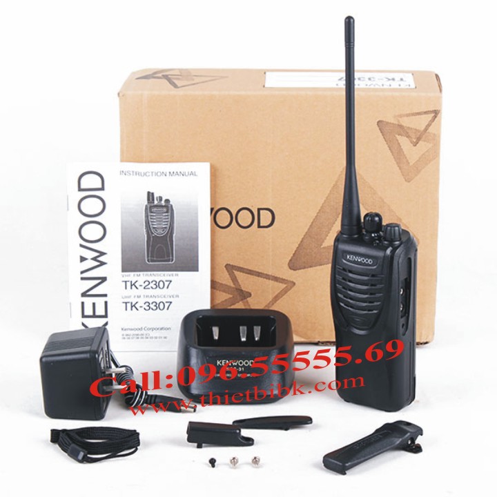 Bộ đàm KENWOOD TK-3307 dùng cho tòa nhà văn phòng