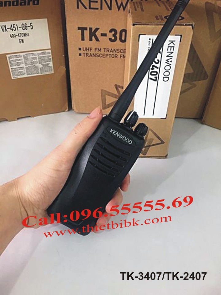 Bộ đàm Kenwood TK-3407 dùng cho khu du lịch