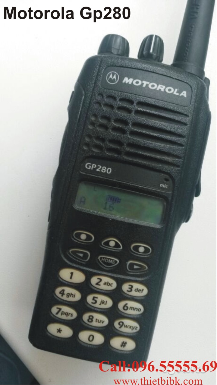 Bộ đàm Motorola GP280 tính năng tương đương Bộ đàm Motorola GP338