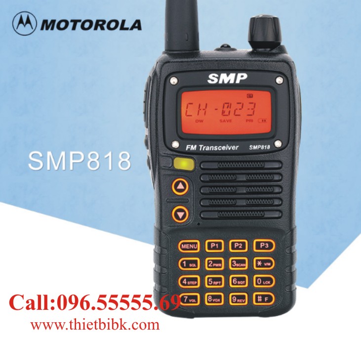 Bộ đàm Motorola SMP-818 dùng cho khu du lịch