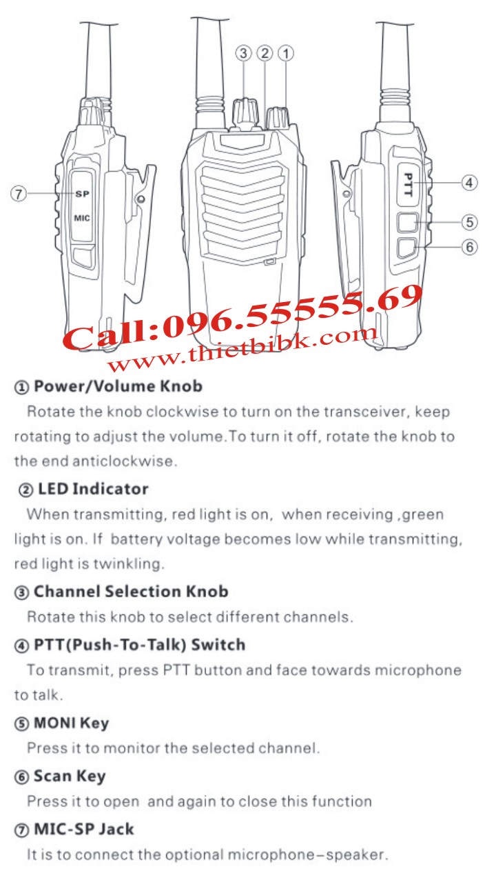 Bo dam SUNWAY SW-K18 High Power 8W HDSD