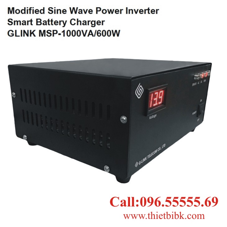 Bộ kích điện và sạc ắc quy tự động G-LINK MSP-1000VA dùng cho cửa cuốn