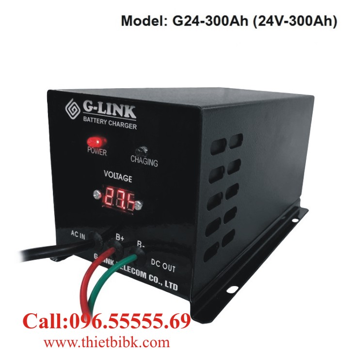 Bộ nạp ắc quy tự động G-LINK G24-300Ah dùng sạc ắc quy xe tải