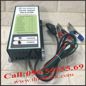 Bộ nạp ắc quy tự động GLANCE GC12V-200Ah