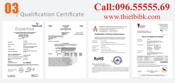 Chierda Qualification Certificate