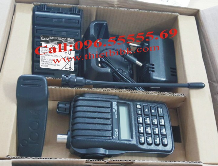 Máy bộ đàm ICOM IC-U80 UHF dùng cho công trường xây dựng cầu đường, tòa nhà cao tầng