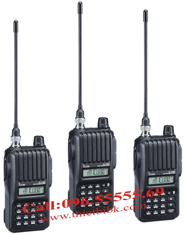 Máy bộ đàm ICOM IC-U80 UHF dùng cho khu công nghiệp, khu chế xuất