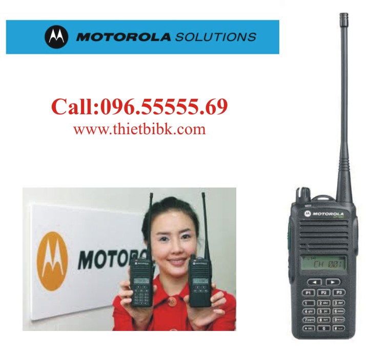 Máy bộ đàm Motorola CP1660 99 kênh dùng cho điều hành sản xuất tại nhà máy, khu công nghiệp