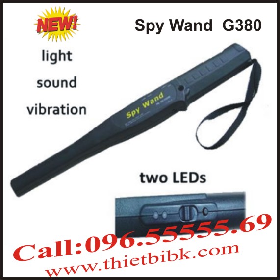 Máy dò kim loại cầm tay Spy Wand G380