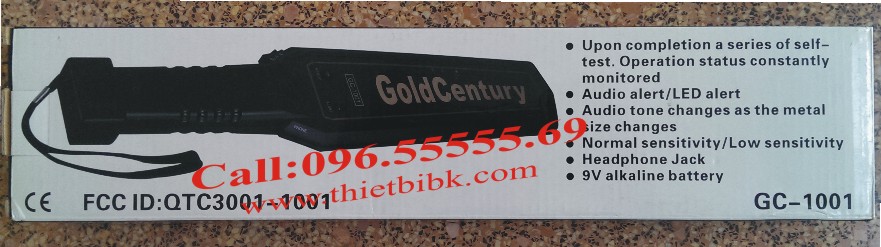 May do kim loai Gold Century GC-1001 box