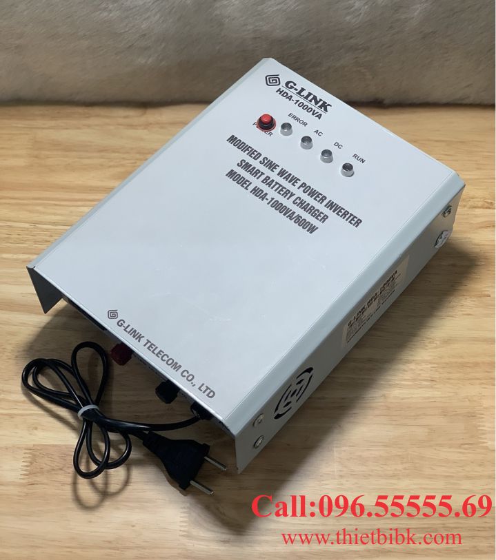 Máy kích điện và sạc ắc quy tự động G-LINK HDA-1000VA dùng cho cửa cuốn