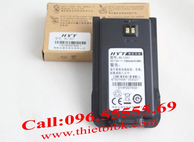 Pin bộ đàm HYT TC-508 BL1301