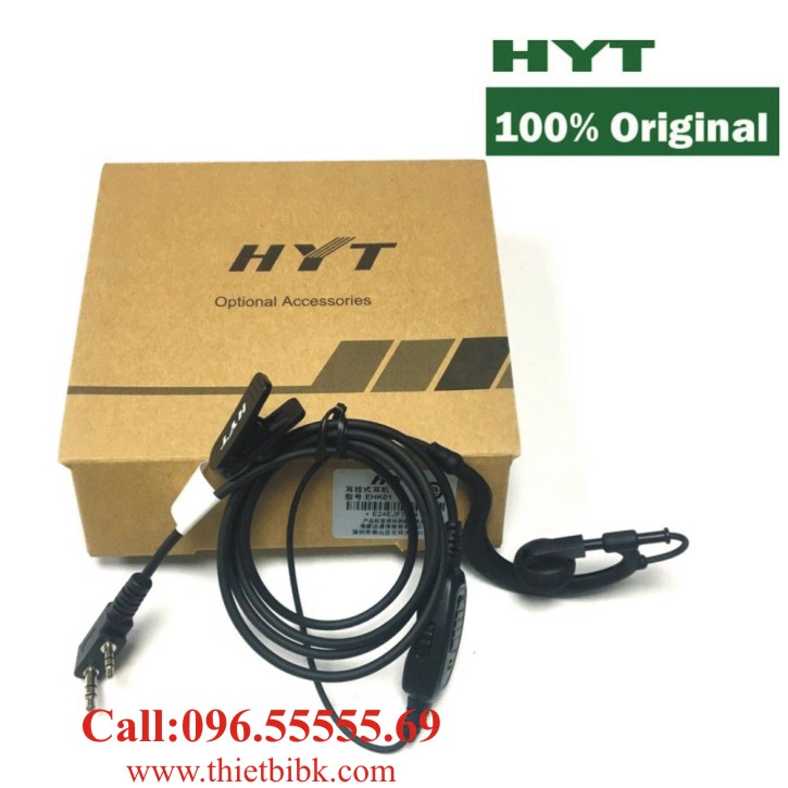 Tai nghe bộ đàm HYT TC-368S dùng cho nhà hàng